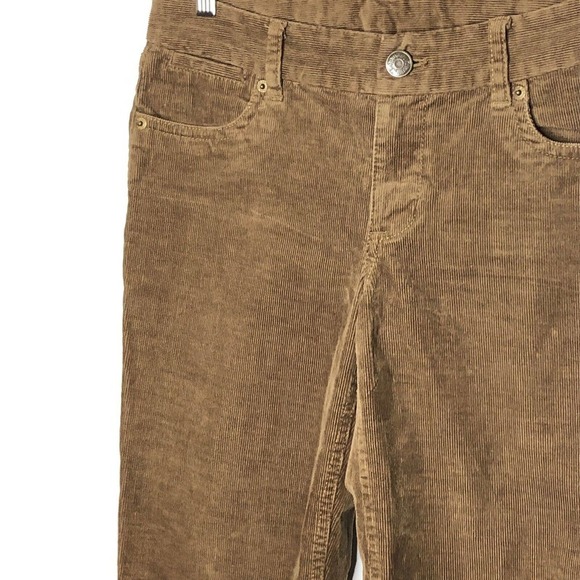 J Crew Womens Favorite Fit Corduroy Jeans Size 4R Brown Low Rise Bootcut - Picture 5 of 7